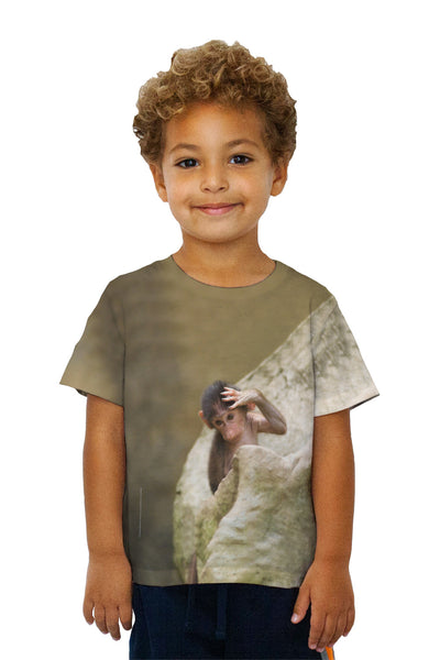 Kids Oy What A Long Day Monkey Hamadry Babbon&nbsp;Kids T-Shirt