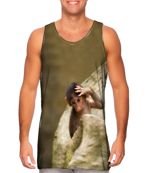 Oy What A Long Day Monkey Hamadry Babbon&nbsp;Mens Tank Top