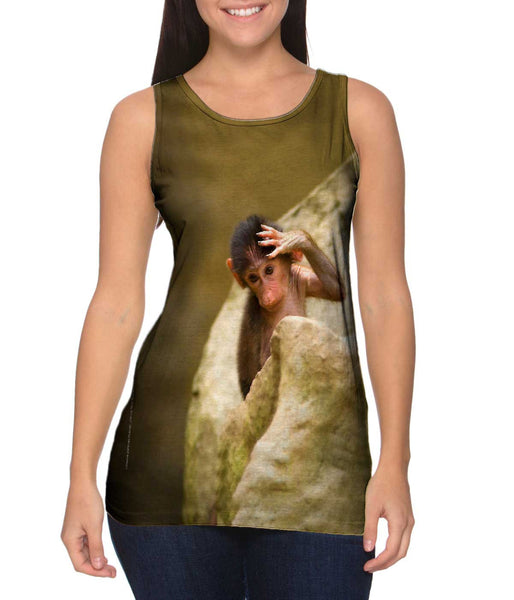 Oy What A Long Day Monkey Hamadry Babbon&nbsp;Womens Tank Top