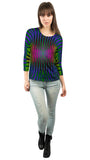 Pink Purple Green Zebra Stripes