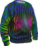 Pink Purple Green Zebra Stripes