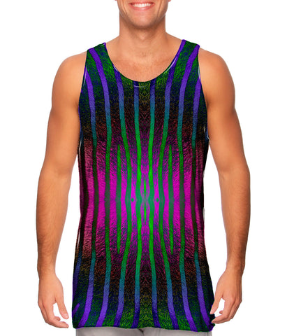 Pink Purple Green Zebra Stripes