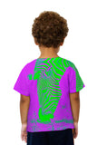 Kids Neon Pink Zebra