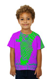 Kids Neon Pink Zebra