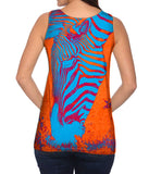 Neon Orange Zebra