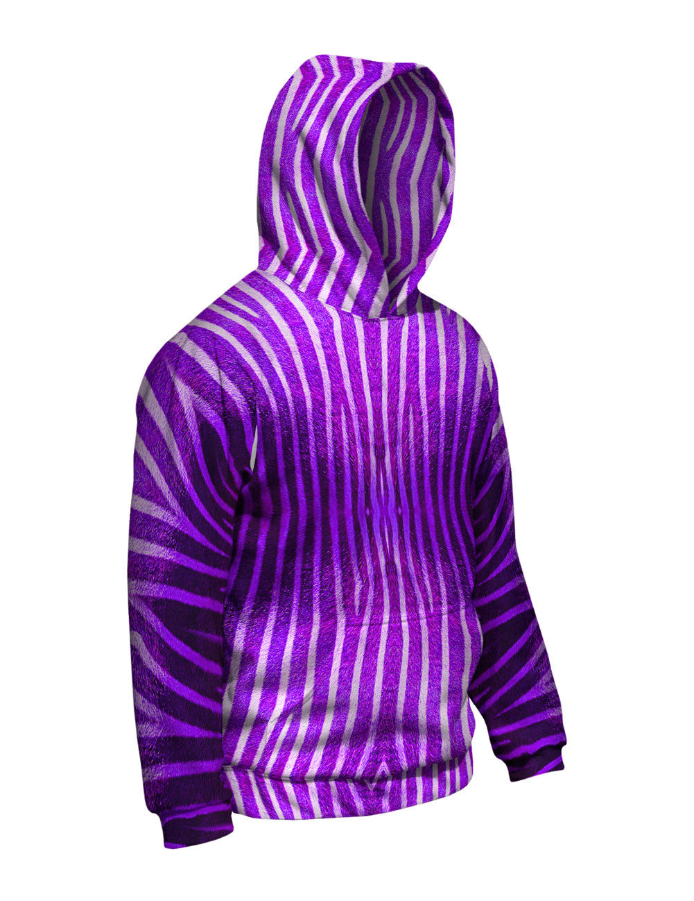 Purple Zebra Stripes Copy Mens Hoodie Sweater Yizzam