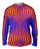 Blue Purple Orange Zebra Stripes