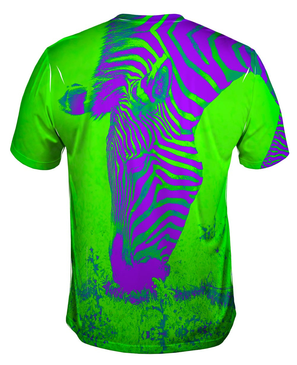 Neon Purple Green Zebra