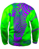 Neon Purple Green Zebra