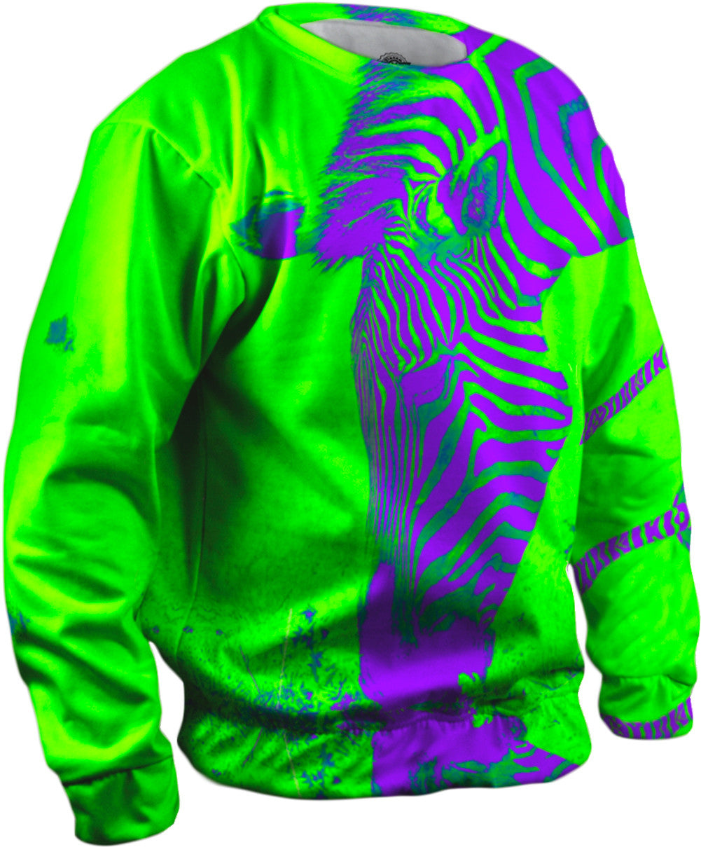 Purple and green sweatshirt outlet