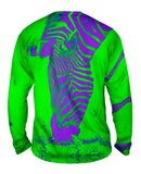 Neon Purple Green Zebra