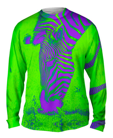 Neon Purple Green Zebra