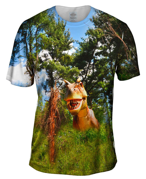 T Rex Dinosaur Surprise Mens T-Shirt