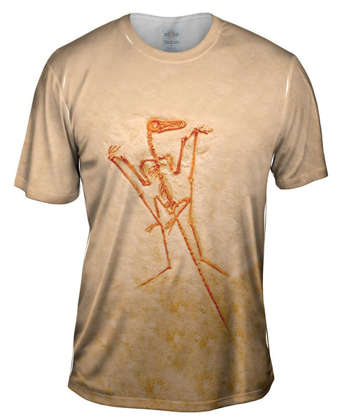 Dinosaur Fossil Jump Mens T-Shirt