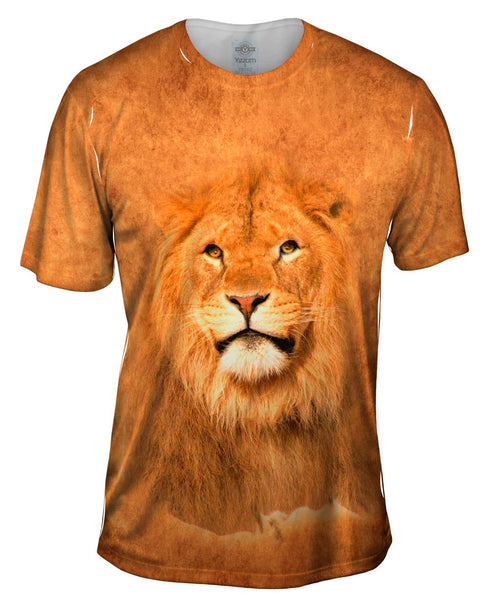 Serious Lion Pose Mens T-Shirt