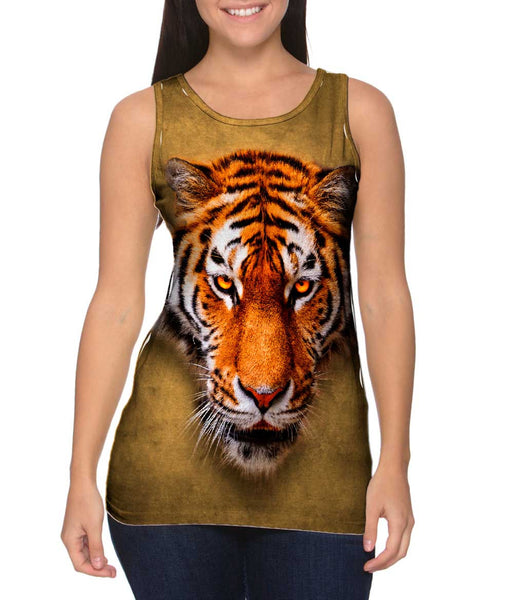 Tiger Face&nbsp;Womens Tank Top