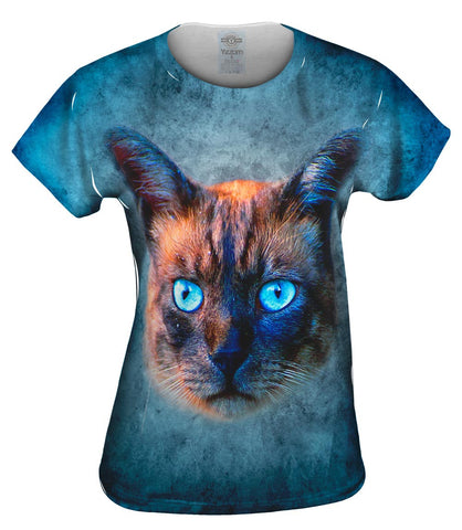 Blue Eyed Cat Face