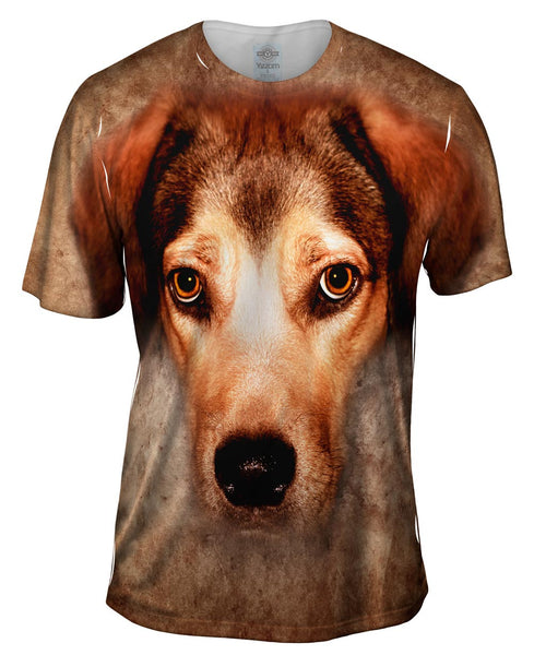 Beagle Dog Face Mens T-Shirt