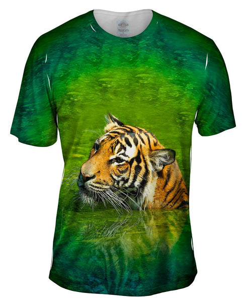 I Like Baths Tiger Mens T-Shirt