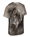 Black Labrador Dog Face