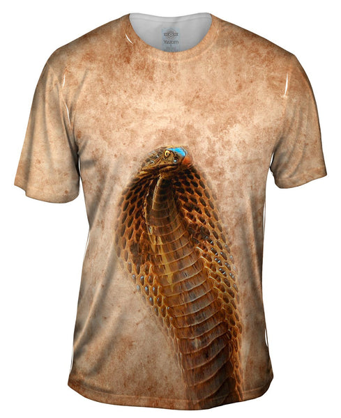 Cobra Snake Face Mens T-Shirt