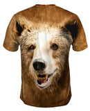 Happy Brown Bear Face