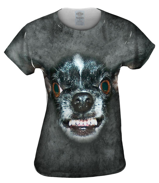 Case Of The Mondays Chihuahua Dog Face Womens Top