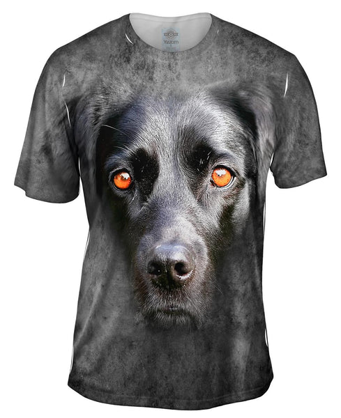 Are You Serious Black Labrador Dog Face Mens T-Shirt