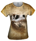 Smiling Skeletal T Rex Dinosaur Face