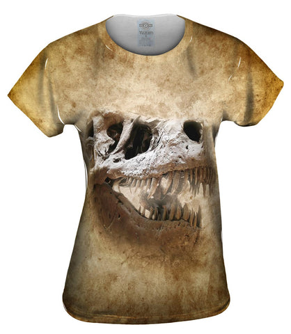 Smiling Skeletal T Rex Dinosaur Face