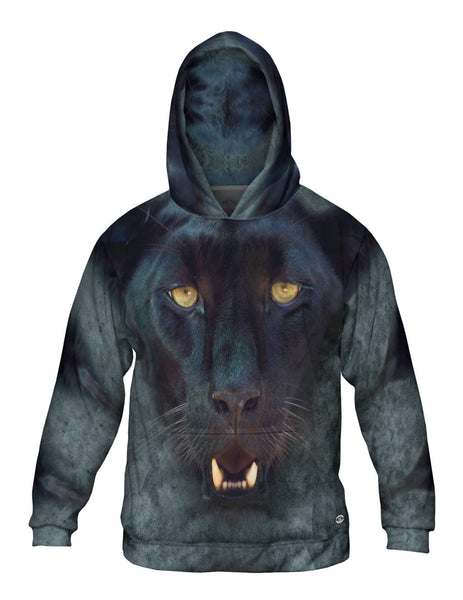 Black Leopard Face&nbsp;Mens Hoodie Sweater