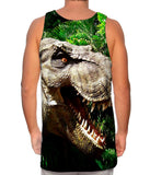 T Rex Within Leaves Face