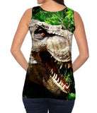 T Rex Within Leaves Face