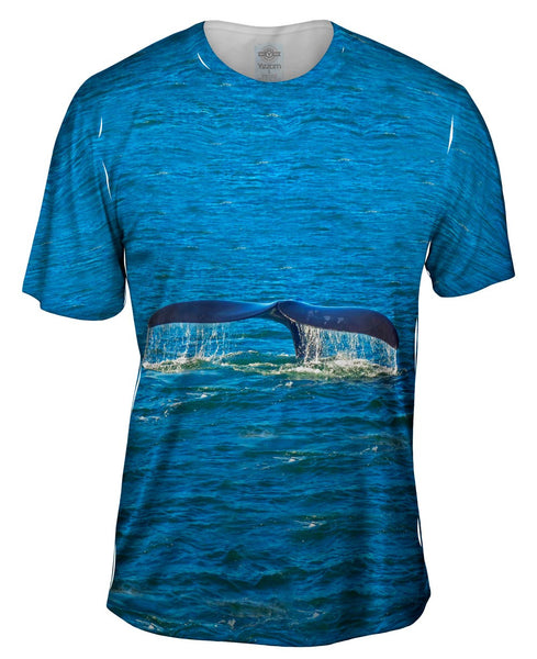 Southern Right Whale Caudal Mens T-Shirt