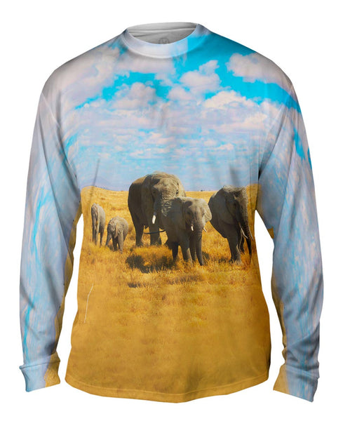 Butterfly Wolf Mens Long Sleeve