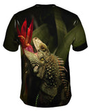 Iguana Loves Flowers