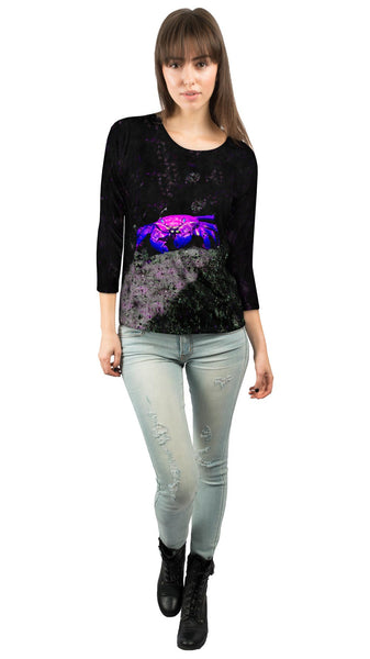Tiger Eye Butterfly&nbsp;Womens 3/4 Sleeve