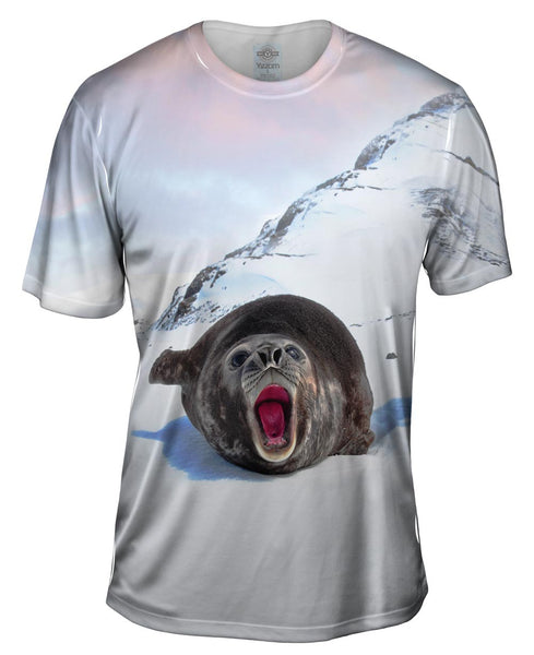 Elephant Seal Scream Mens T-Shirt