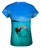 Tropical Swimming Pigs