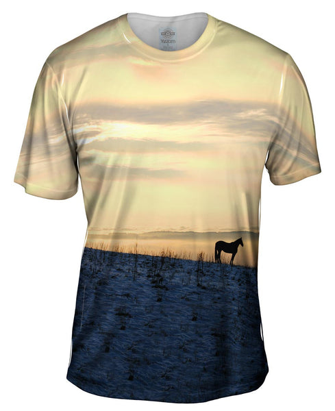 World Is Mine Horse Mens T-Shirt