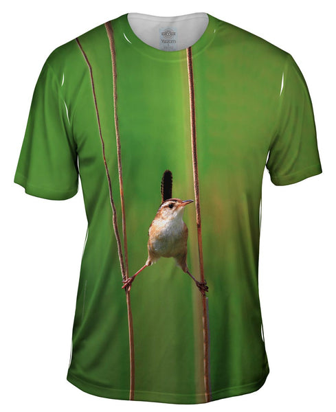 Good Grip Marsh Wren Bird Mens T-Shirt