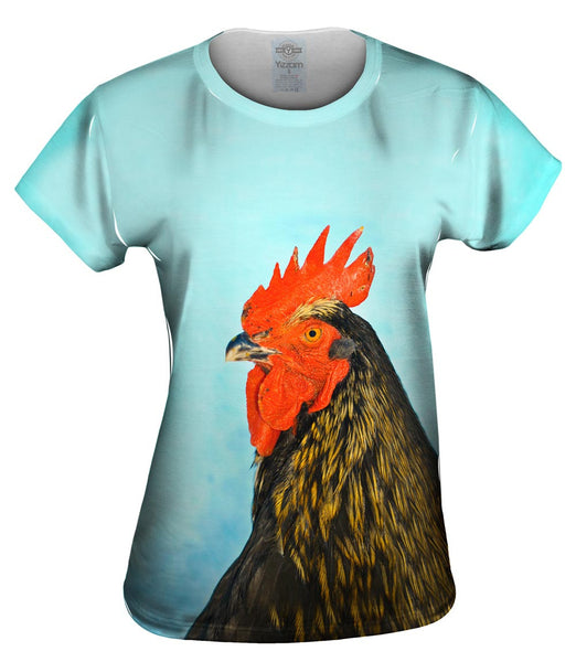 Rooster Chicken Winter Womens Top
