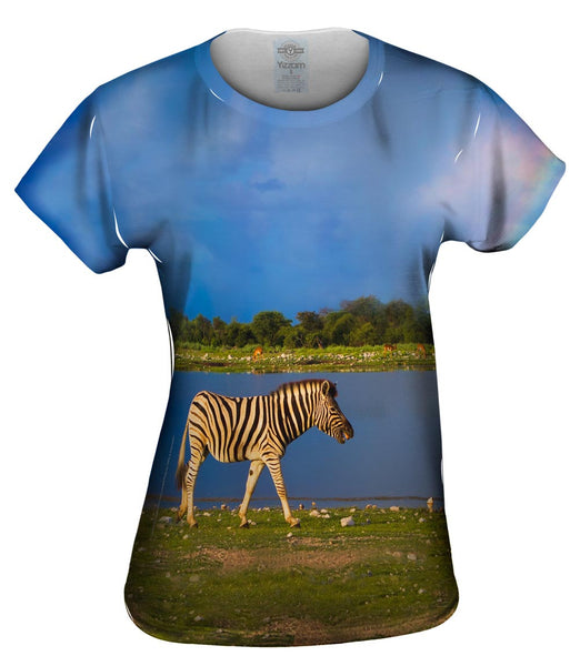 OMG Laughing Giraffe Rainbow&nbsp;Womens Top