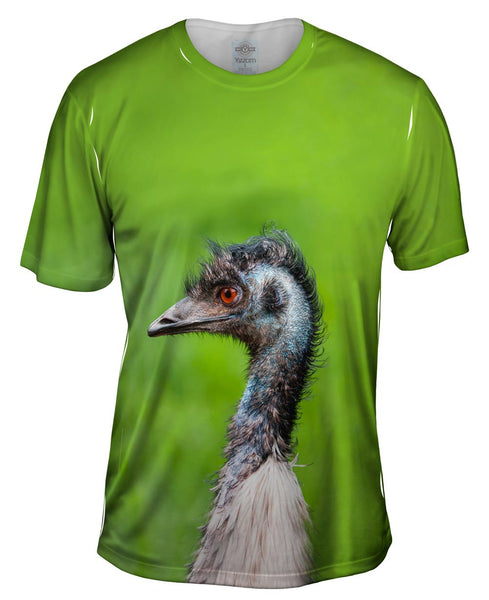 Emu Ostrich Bad Hair Day Mens T-Shirt