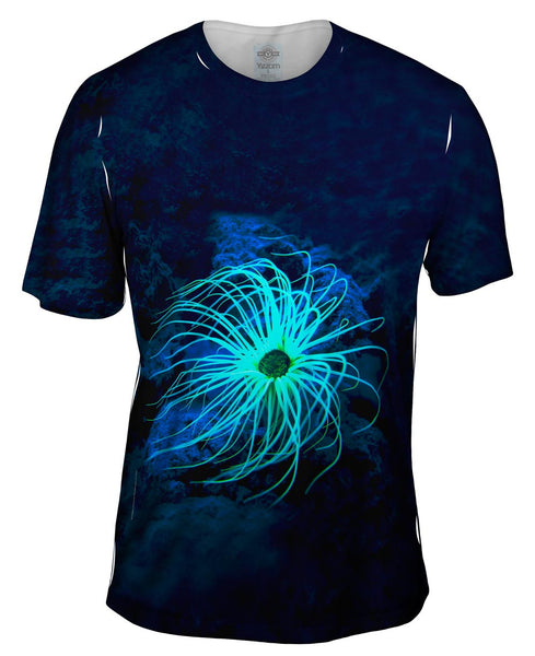 Glowing Underwater Coral Ceriantharia Mens T-Shirt