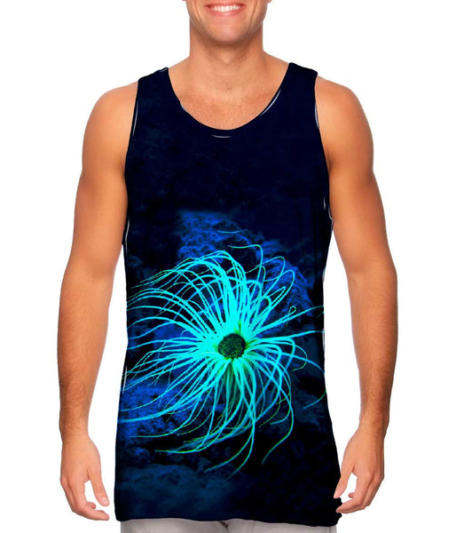 Bright Pink Flower Butterfly&nbsp;Mens Tank Top
