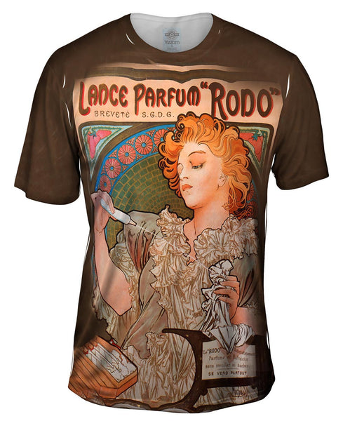 Alphonse Mucha - "Lance Parfum Rodo" (1896) Mens T-Shirt