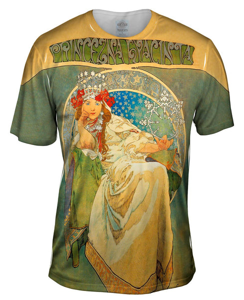 Alphonse Mucha-Princess Hyacinth-1911 Mens T-Shirt