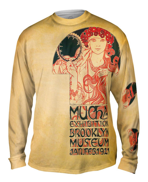 Alphonse Mucha-Poster for the Brooklyn Exhibition-1921 Mens Long Sleeve