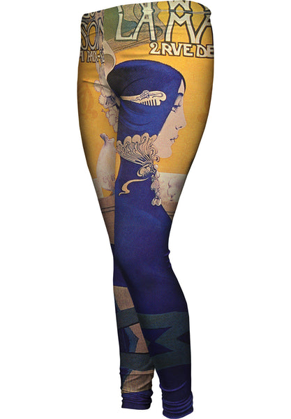 Mysterieux et Beau (Mysterious and Beautiful) Womens Leggings